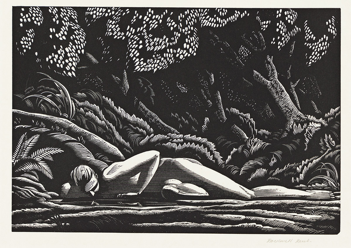 ROCKWELL KENT Forest Pool.